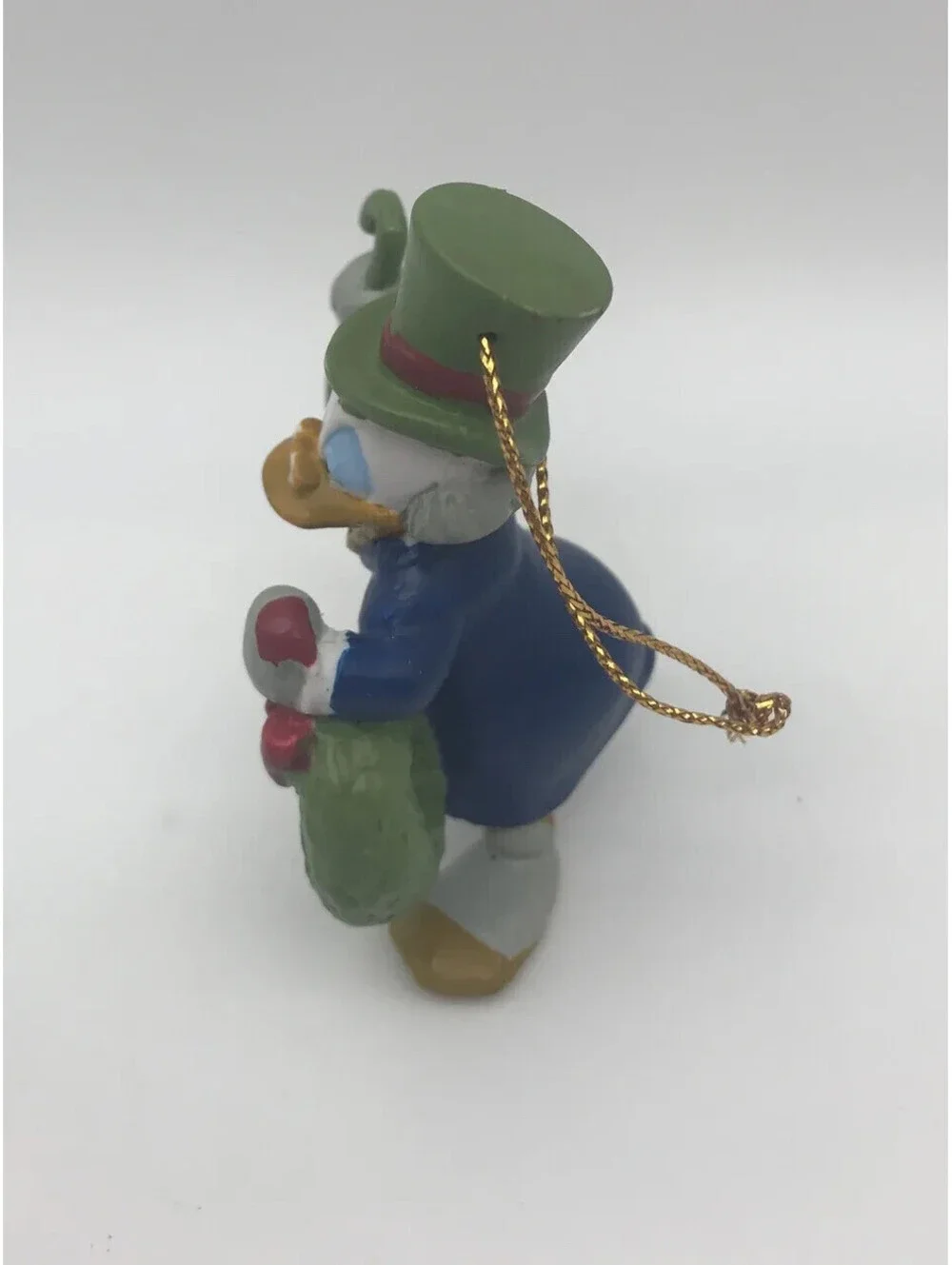 Scrooge McDuck Mickey Christmas Carol Ornament 2” PVC Figure Avon Disney Uncle